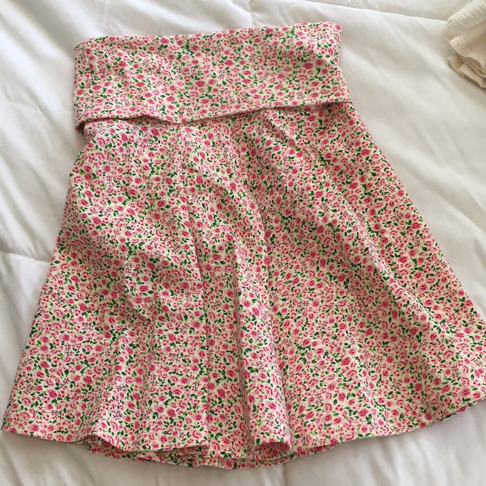American apparel high waisted fold over skirt
